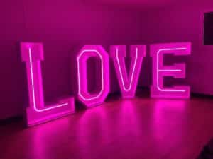 Neon Love Letters Hire