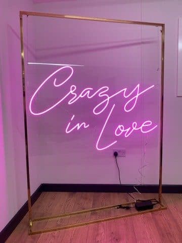 Lovely Pink “Crazy In Love” hotsell LED Light Room Decoration