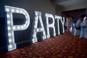 Light Up PARTY Letters