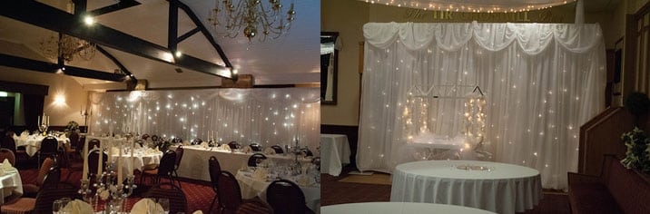 Starlight Backdrop Package Prices Wedding Venue Lighting Event