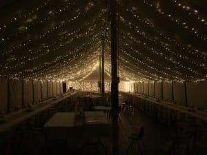 Getting Married at Home - Marquee Lighting