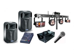 DIY iPod Disco System Hire - Speakers & Lighting Hire