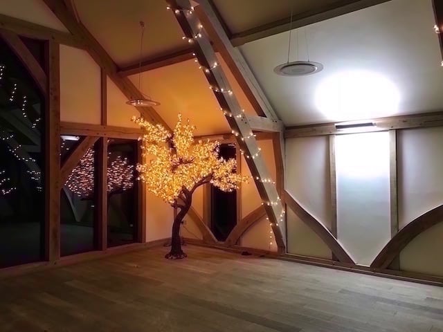 Sandburn Hall - LED Maple Leaf Tree
