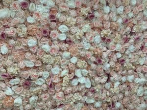 Deluxe Pink Flower Wall Backdrop Hire