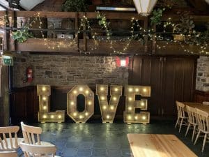 Sheffield Light Up Letters Hire